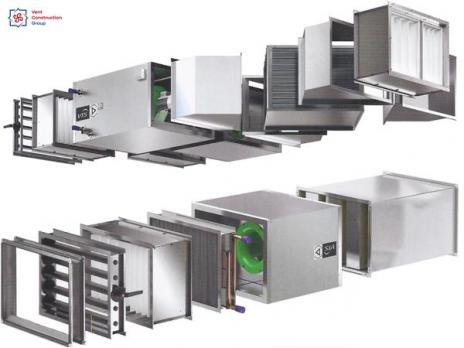 Приточные установки NVS канального типа N-Type
